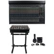 Mackie 2404VLZ4 24-Channel 4-Bus FX Mixer w  USB + ATH-M50X Headphones + Stand Hot on Sale