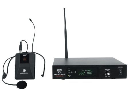 Rockville RWM60U UHF Headset & Guitar Microphone System For Church Sound Systems on Sale