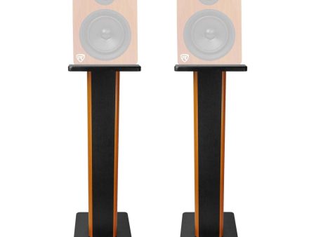 (2) Rockville 28  2-Tone Studio Monitor Speaker Stands For Rockville DPM6C Sale