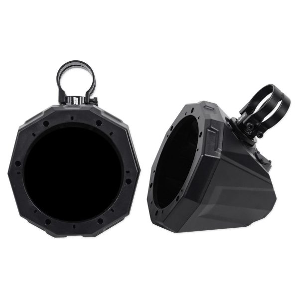 Pair 6.5  Perimeter Roll Cage Tower Speaker Pod Enclosures for Yamaha Wolverine Online Hot Sale