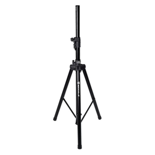 Rockville DJ PA Tripod Speaker Stand+Bag Hydraulic Auto Lift & Lowering RVSS4AB Sale