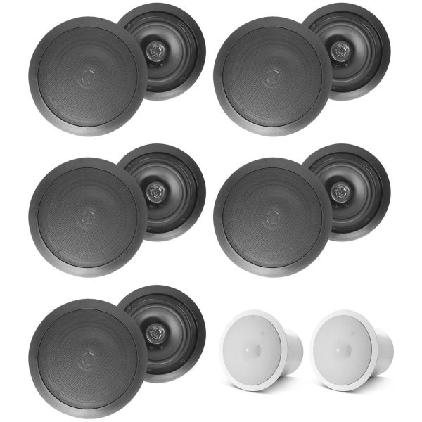 (10) HC85 8  700 Watt Black In-Ceiling Home Theater Speakers+JBL Subwoofers Online