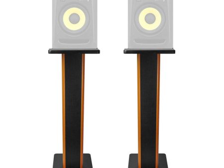 (2) Rockville 28  2-Tone Studio Monitor Speaker Stands For KRK ROKIT 6 G3 Supply