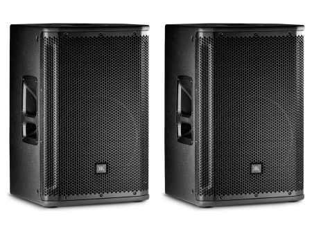 (2) JBL SRX812P 12  2000 Watt Powered 2-Way DJ PA Speakers or Monitors w DSP For Cheap