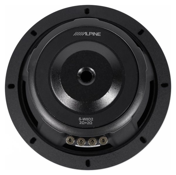 (2) ALPINE S-W8D2 8  900 Watt Car Audio Subwoofers+Vented Sub Box Enclosure Hot on Sale