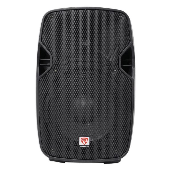 2) Rockville SPGN104 10  800w DJ PA Speakers+Stands w LED s+Remote+Cables+Facade Discount