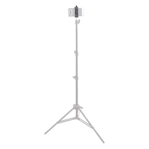 Rockville Karaoke Microphone Stand w Boom+Mic+360° Swivel Smartphone Mount Clamp For Cheap