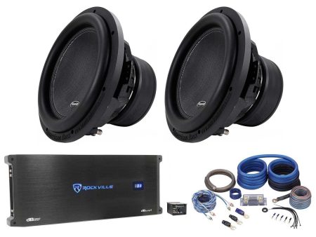 (2) American Bass XR-12D4 2400w 12  Competition Car Subwoofers+Mono Amplifier For Cheap