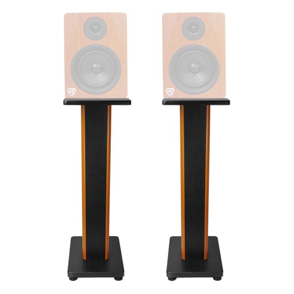 (2) Rockville 28  2-Tone Studio Monitor Speaker Stands For Rockville APM5C For Cheap