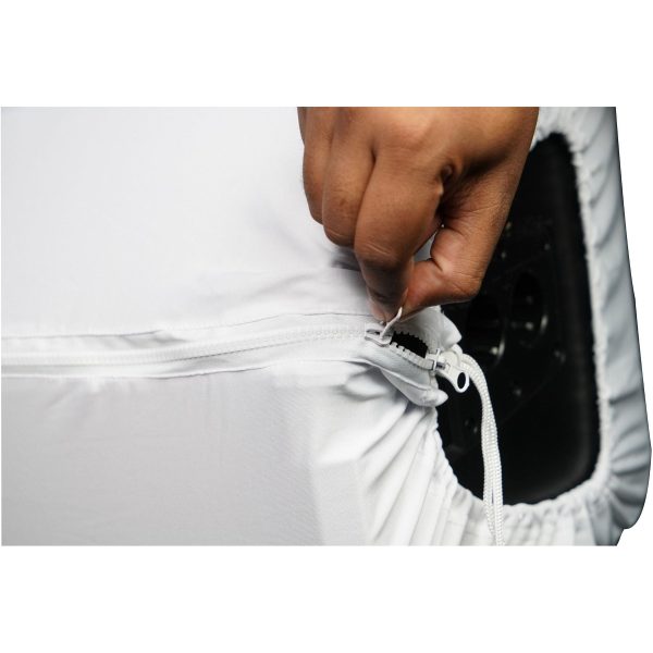 Rockville White 15  Slip Cover Scrim For Yamaha DXR15mkII PA DJ Speaker on Sale