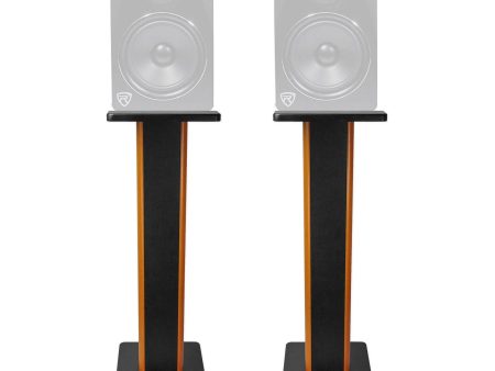 (2) Rockville 28  2-Tone Studio Monitor Speaker Stands For Rockville APM8B on Sale