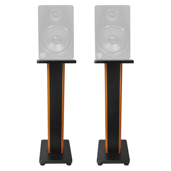 (2) Rockville 28  2-Tone Studio Monitor Speaker Stands For Rockville APM8B on Sale