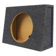 Rockville Shallow Box Enclosure For Rockford Fosgate P3SD4-12 12  Slim Subwoofer Hot on Sale