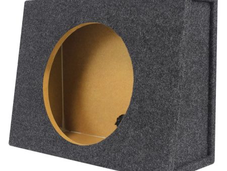 Rockville Shallow Box Enclosure For Rockford Fosgate P3SD4-12 12  Slim Subwoofer Hot on Sale