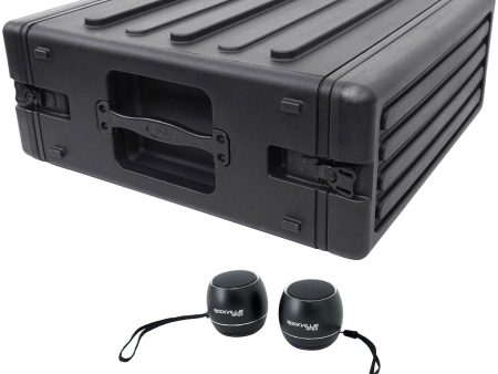 SKB 1SKB-R4 4U Rear Rail Roto Molded Rack Case 1SKBR4+Bluetooth Speakers Fashion