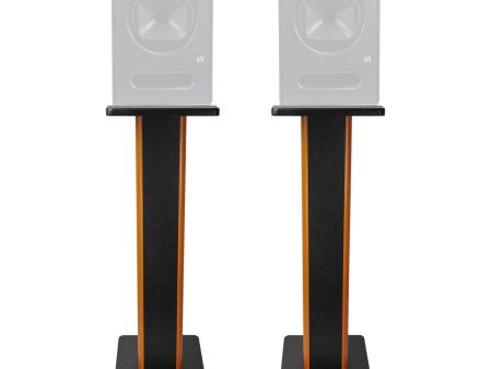 (2) Rockville 28  2-Tone Studio Monitor Speaker Stands For Presonus Sceptre S6 Supply