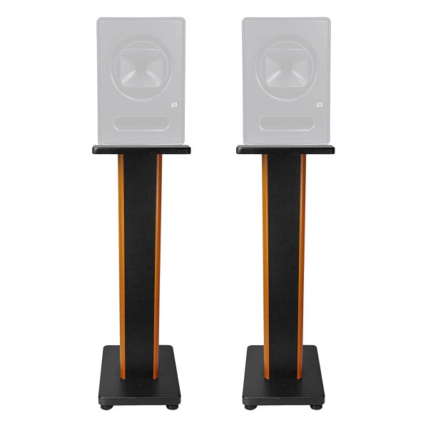 (2) Rockville 28  2-Tone Studio Monitor Speaker Stands For Presonus Sceptre S6 Supply