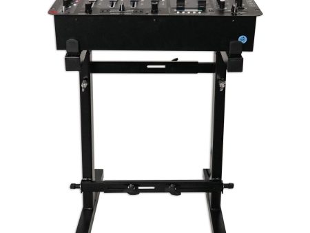 Rockville Portable Adjustable Mixer Stand Compatible with Peavey Pvi6500 Mixer Online now