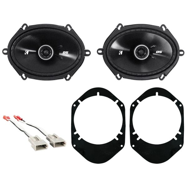 Kicker 6x8  Front Factory Speaker Replacement Kit For 1998-2001 Ford Explorer For Discount