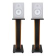 (2) Rockville 28  2-Tone Studio Monitor Speaker Stands For Samson Resolv SE6 Supply