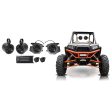 Polk Panel+Tower Speakers+Alpine Amp For 2014-2018 Polaris RZR 1000 900S Turbo For Sale