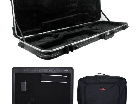 SKB 1SKB-44 Universal Electric Bass Guitar Hard-Shell Case+PedalBoard+Soft Case Fashion