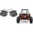 6.5  SSV Speakers+Front Kick Panel Pods for 2014-18 Polaris RZR 1000 900S Turbo Sale