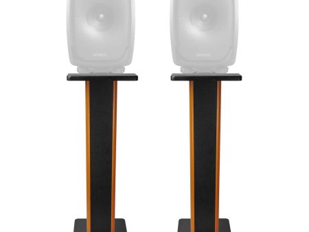 (2) Rockville 28  2-Tone Studio Monitor Speaker Stands For Genelec 8341 SAM For Discount