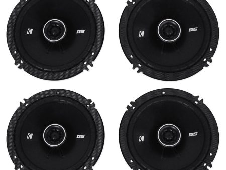 (4) Kicker 43DSC6504 DSC650 6.5  240 Watt 2-Way Car Stereo Speakers 4-Ohm DS650 For Sale