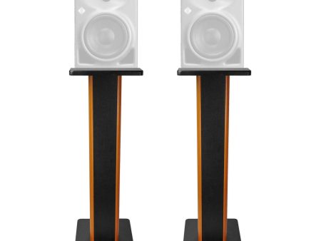 (2) Rockville 28  2-Tone Studio Monitor Speaker Stands For Neumann KH 80 DSP For Cheap