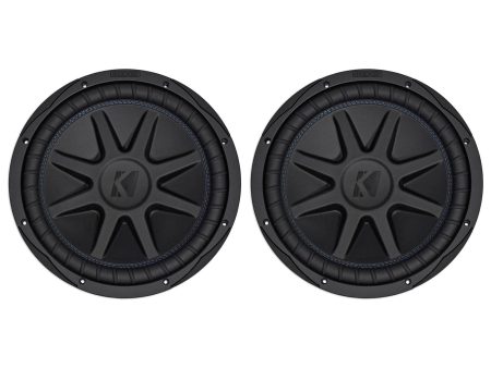 (2) Kicker 44CVX122 Comp VX CVX 12  3000w Car Subwoofers Subs CVX12-2 44CVX12-2 Fashion