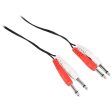 8 Rockville RCDSS10B 10  Dual Mono 1 4  TS to Same Cable on Sale