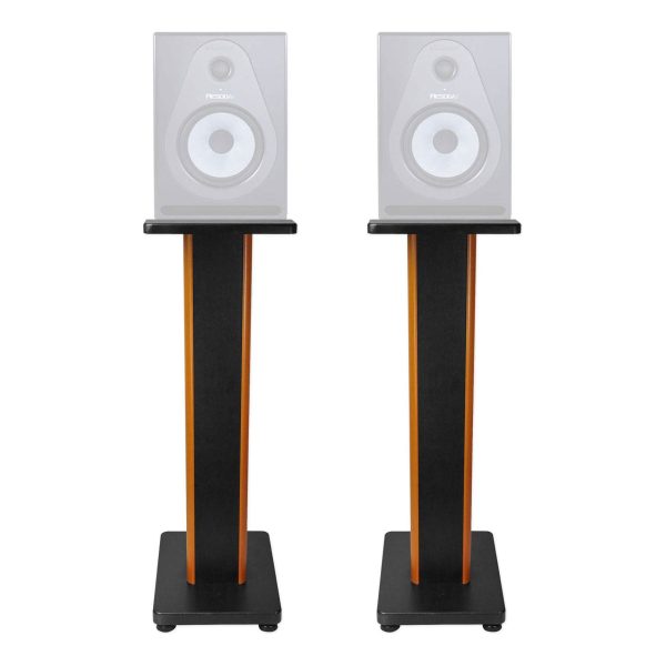 (2) Rockville 28  2-Tone Studio Monitor Speaker Stands For Samson Resolv SE8 Online now