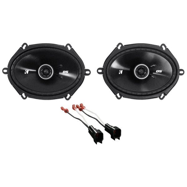 Kicker 6x8  Front Factory Speaker Replacement Kit For 2011-2015 Ford F-650 750 For Sale