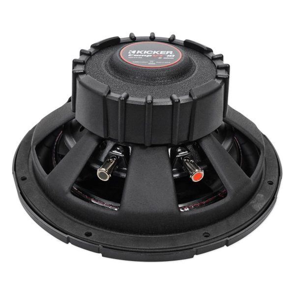 (2) Kicker 43CVT102 COMPVT 10  1600w Shallow Slim Car Subwoofers Subs CVT10-2 For Discount