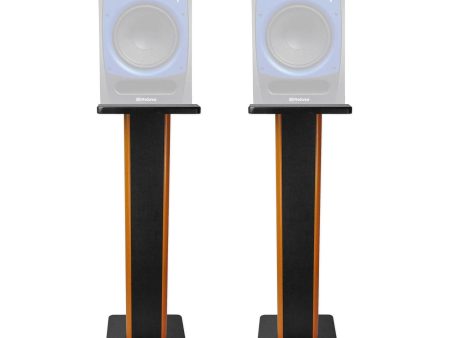 (2) Rockville 28  2-Tone Studio Monitor Speaker Stands For Presonus R80 Monitors For Discount