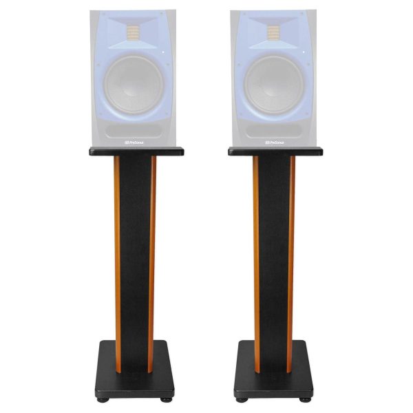 (2) Rockville 28  2-Tone Studio Monitor Speaker Stands For Presonus R80 Monitors For Discount