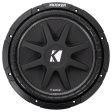 KICKER 43C124 Comp 12  300 Watt SVC 4-Ohm Car Subwoofer+Vented Sub Box Enclosure on Sale