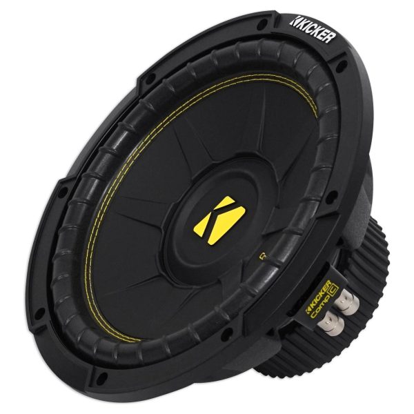 2) KICKER 44CWCD104 CompC 10  1000w Dual 4-Ohm Car Audio Subwoofers Subs CWCD104 For Cheap