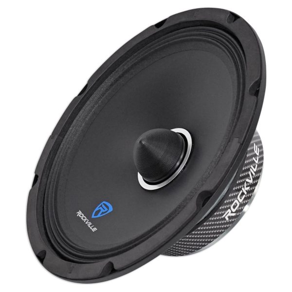 Rockville RXM108 10  600 Watt 8 Ohm SPL Car Midrange Mid-Bass Speaker w  Bullet Cheap