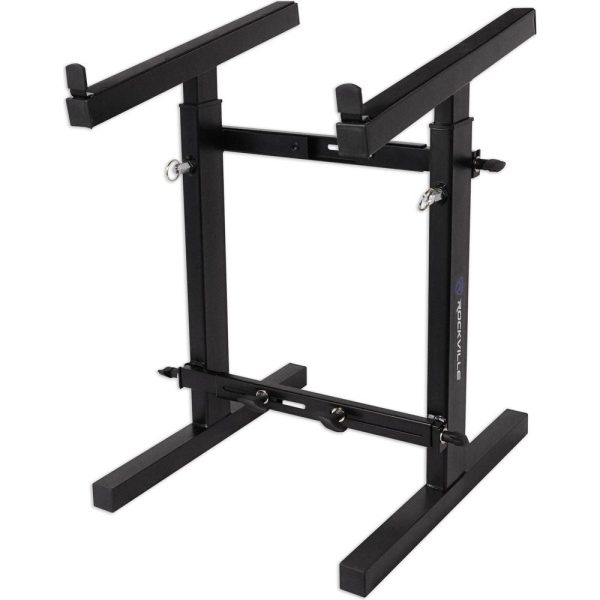 Rockville Portable Adjustable Stand For Numark Mixdeck Express DJ Controller For Sale