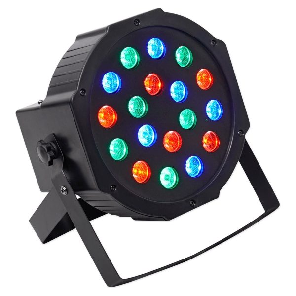 (24) FARENHEIT FHB-118 LED RGB DMX LED PAR Wash Lights+Controller+24) Cables+Bags Online Sale