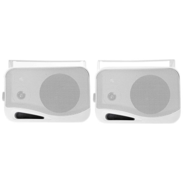 (10) Rockville HP4S 4  Marine Box Speakers with Swivel Bracket For Boats Online Sale