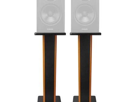 (2) Rockville 28  2-Tone Studio Monitor Speaker Stands For ADAM Audio T5V Online now