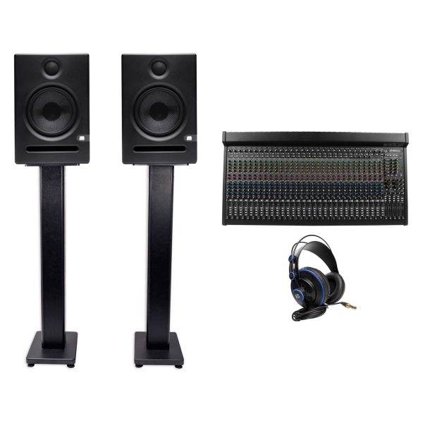 Mackie 3204VLZ4 32-ch. 4-Bus FX Mixer w USB 3204-VLZ4+Monitors+Headphones+Stands For Cheap