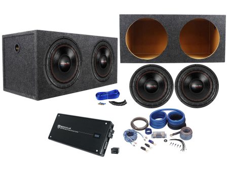 (2) American Bass XFL-1544 2000 Watt 15  Subwoofers+Sealed Box+Amplifier+Amp Kit Sale