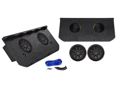 EXT 12  Kicker Subwoofers+Enclosure For 02-13 Chevy Avalanche, Cadillac Escalade Sale