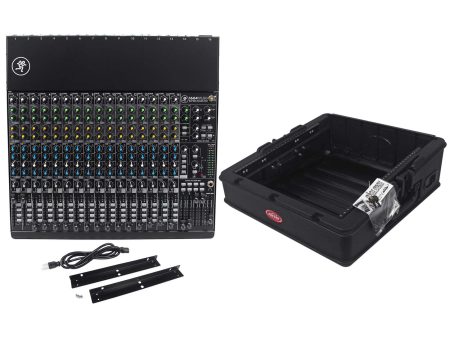 Mackie 1604VLZ4 16-ch. Compact Low-Noise Mixer w  16 ONYX Preamps+SKB Rack Case Online Hot Sale