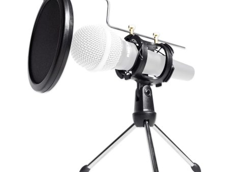 Rockville RTMS21 Desktop Tripod Microphone Stand With Pop Filter + Shock Mount Online Hot Sale