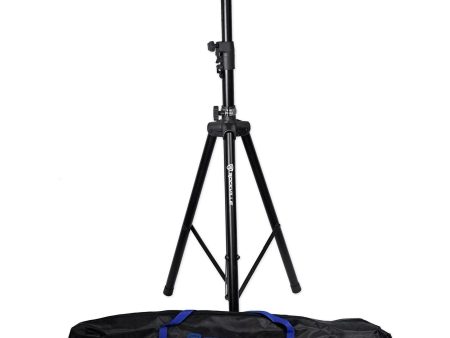 Rockville DJ PA Tripod Speaker Stand+Bag Hydraulic Auto Lift & Lowering RVSS4AB Sale